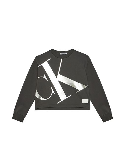 CALVIN KLEIN Girl's cropped sweatshirt CALVIN KLEIN | CKIG0IG02482TPSM